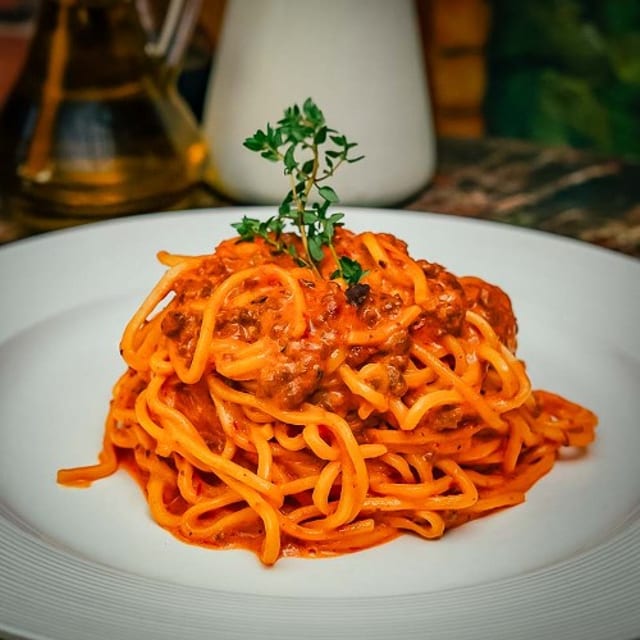 Spaghetti Bolognese.